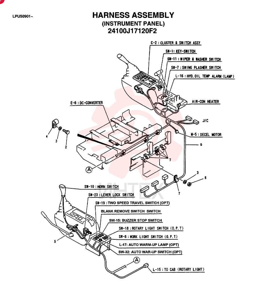 WIRE HARNESS 24100J17120F2