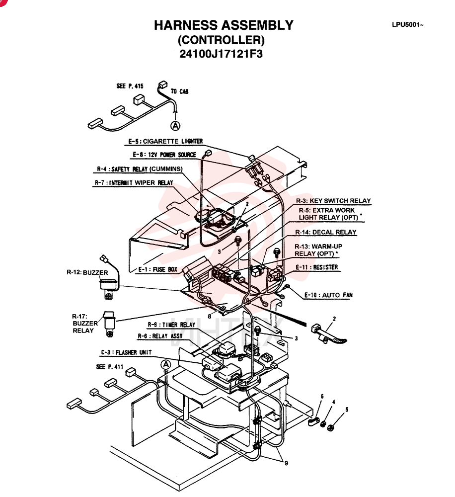 WIRE HARNESS 24100J17121F3