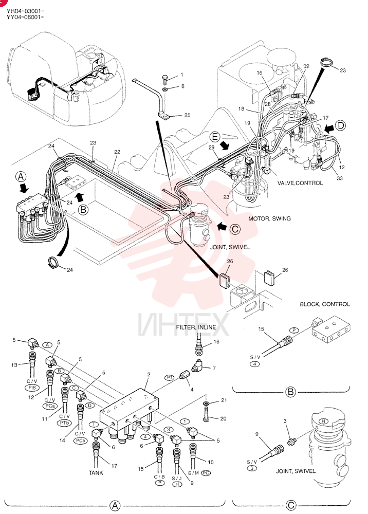 CONTROL LINES, VALVE YY64H00046F2 (6)