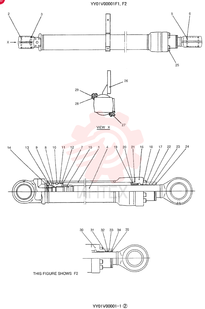 CYLINDER ASSY. YY01V00001F1 (2)