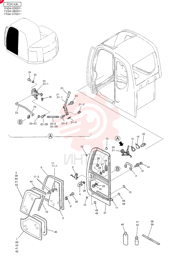 DOOR ASSY. YT51C00003F2 (1)