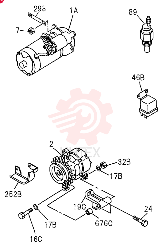 ENGINE ELECTRICAL CONTROL PARTS 0-60C (1)