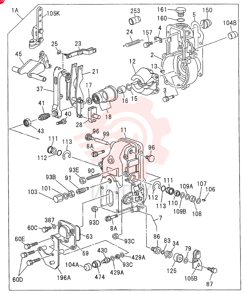 GOVERNOR, INJECTION PUMP 0-81C (2)