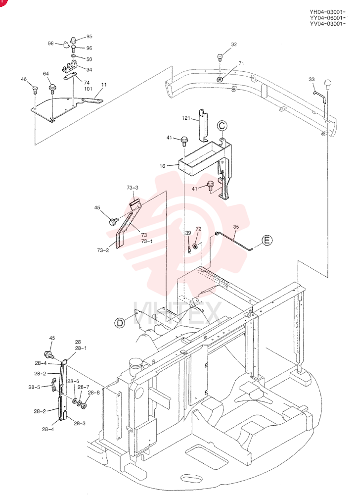 GUARD ASSY. YY21C00010F1 (3)