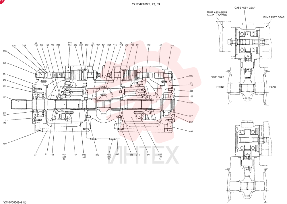 HYDRAULIC PUMP YX10V00003F1 (1)