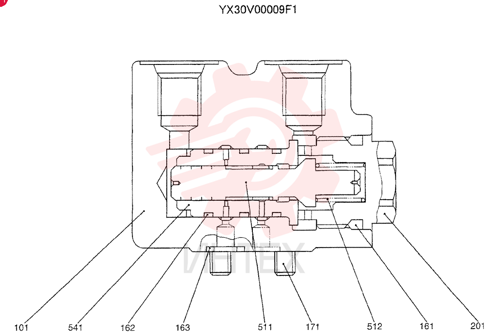 LOCK VALVE YX30V00009F1 (1)