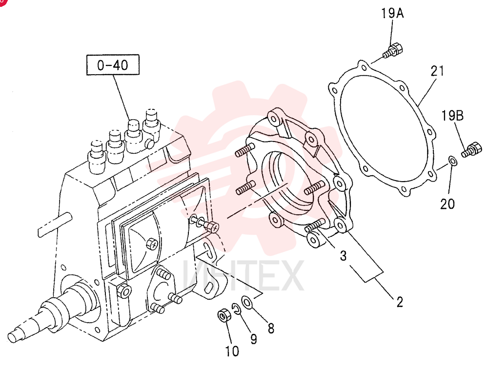MISCELLANEOUS PARTS, INJECTION PUMP 0-86C (2)