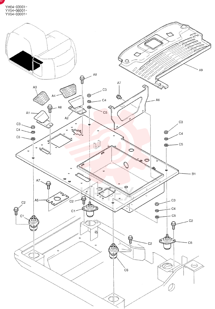 PLATE ASSY. YY03M00014F1 (1)