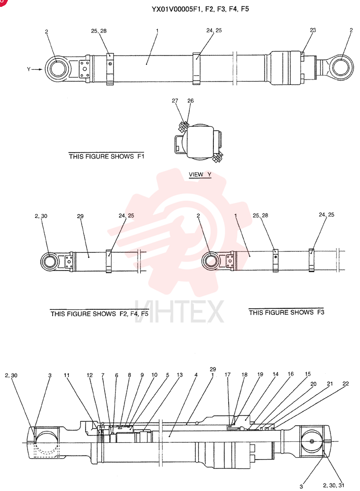 BUCKET CYLINDER YX01V00005F1