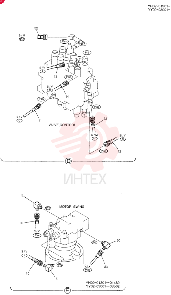CONTROL LINES, VALVE YY64H00046F2 (1)