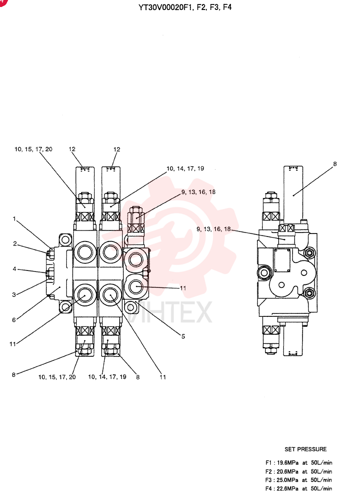 CONTROL VALVE YT30V00020F1