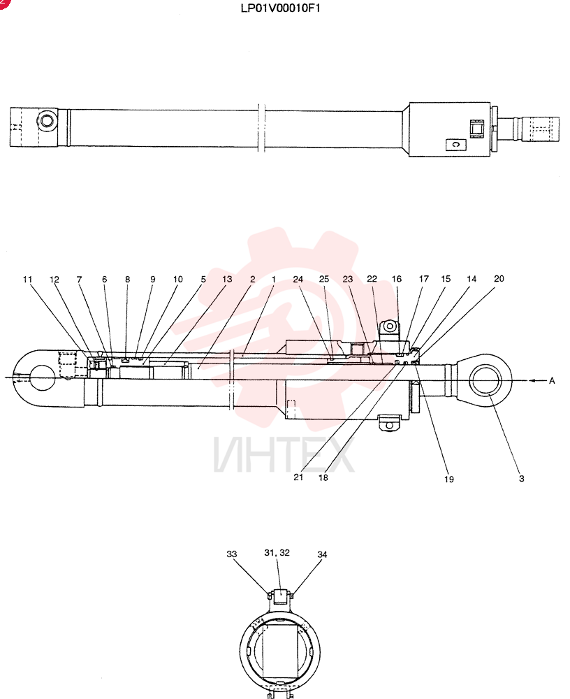CYLINDER ASSY. LP01V00010F1