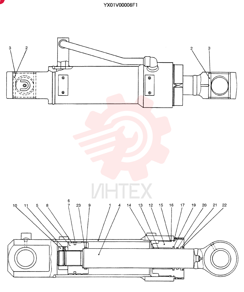 HYDRAULIC CYLINDER YX01V00006F1