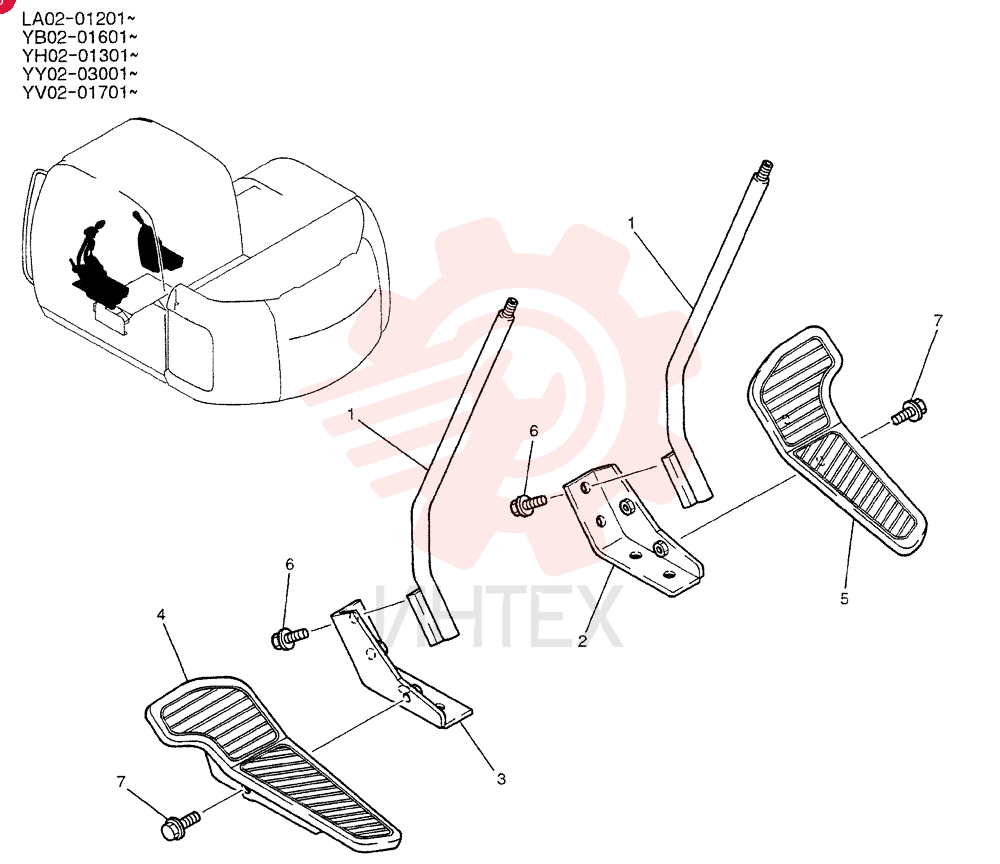 LEVER ASSY. YV50M00003F1