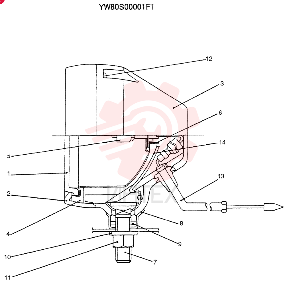 LIGHT ASSY. YW80S00001F1