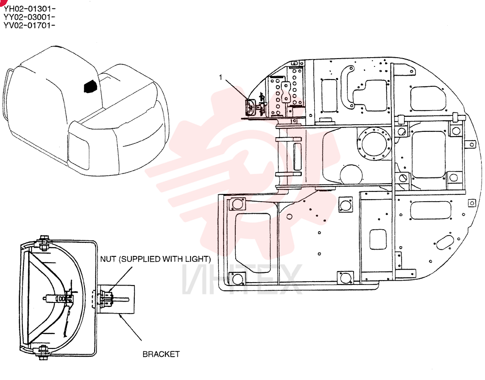 LIGHT ASSY. YX80E00002F1