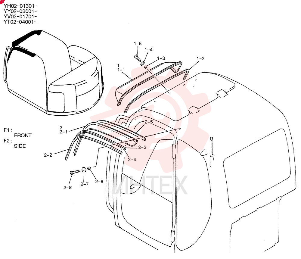 SUN VISOR YT55C00001F1