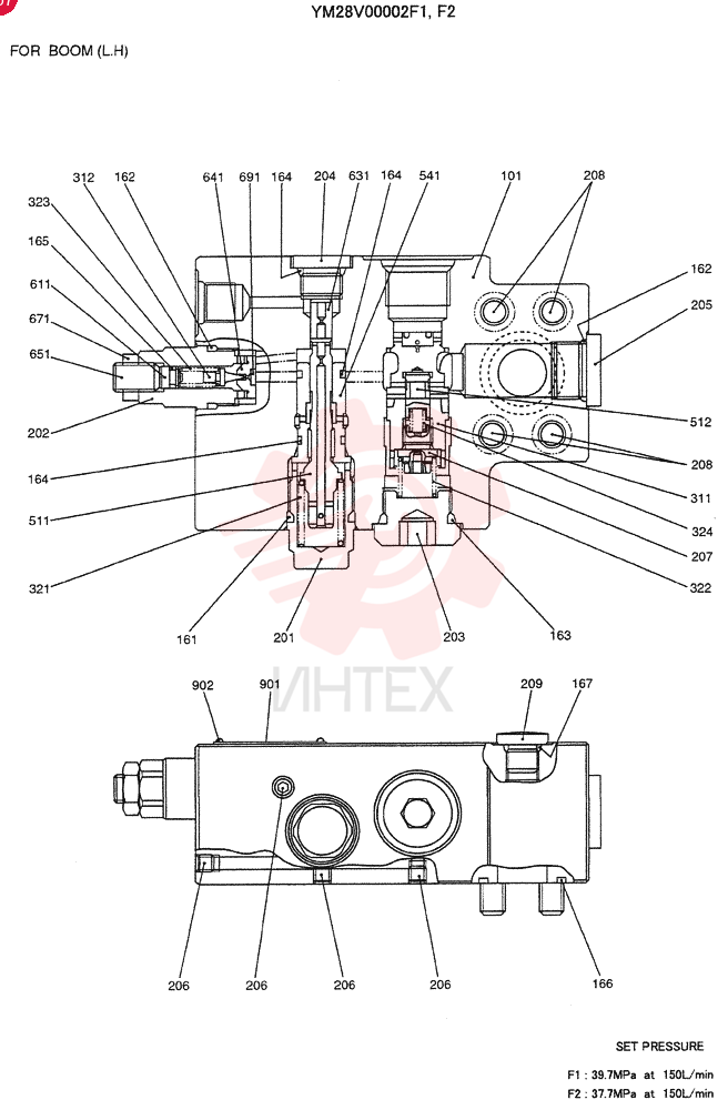 VALVE YM28V00002F1