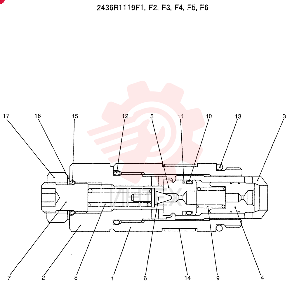 VALVE 2436R1119F1