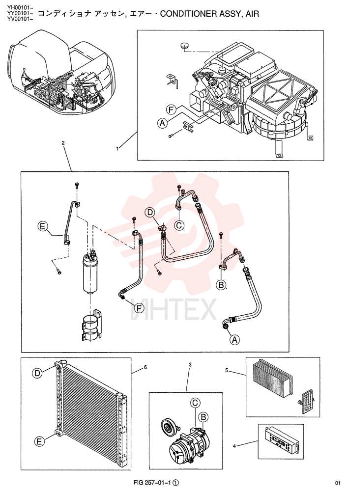 CONDITIONER ASSY, AIR YV20M00003F1