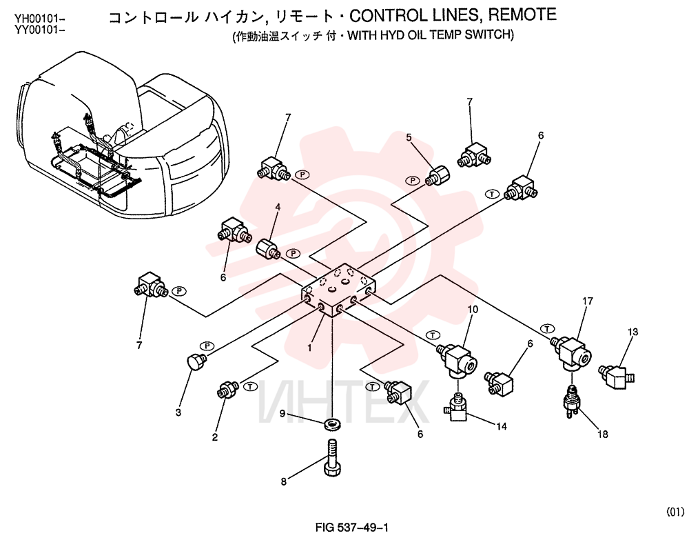 CONTROL LINES, BLOCK YY64H00003F3