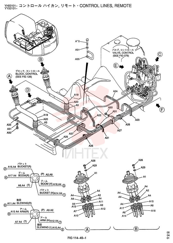 CONTROL LINES, REMOTE YV68H00003F1 (1)