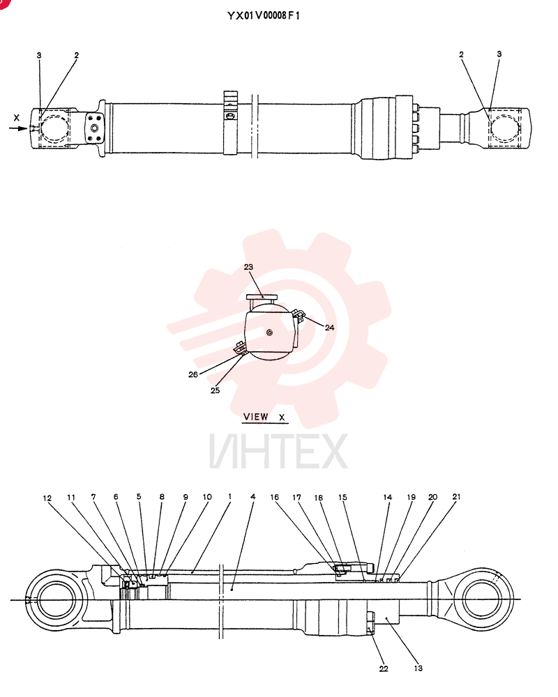 CYLINDER YX01V00008F1