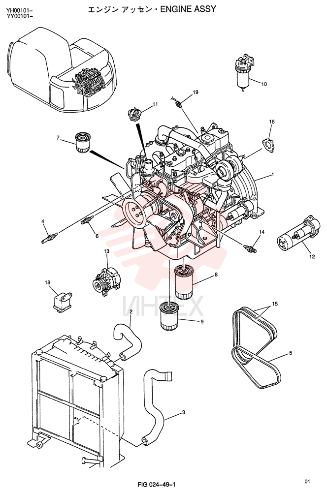 ENGINE YY02P00002F1