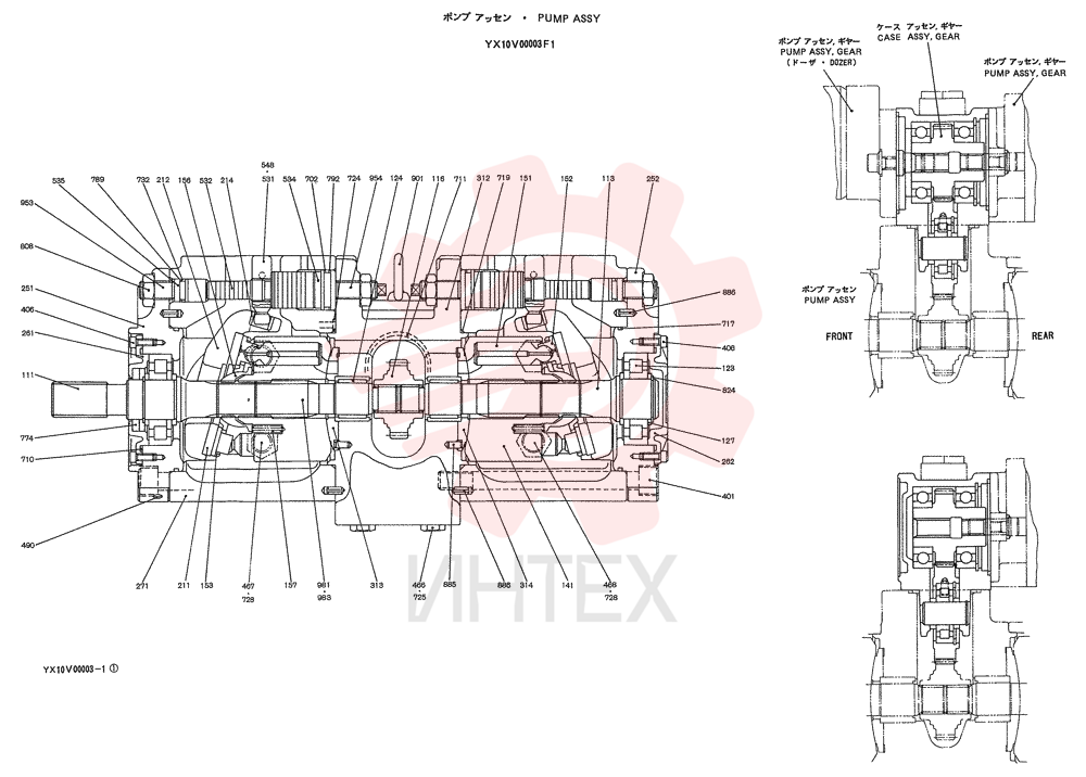 HYDRAULIC PUMP YX10V00003F1