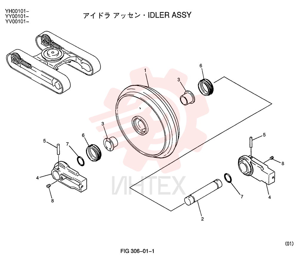 IDLER YX52D00003F1