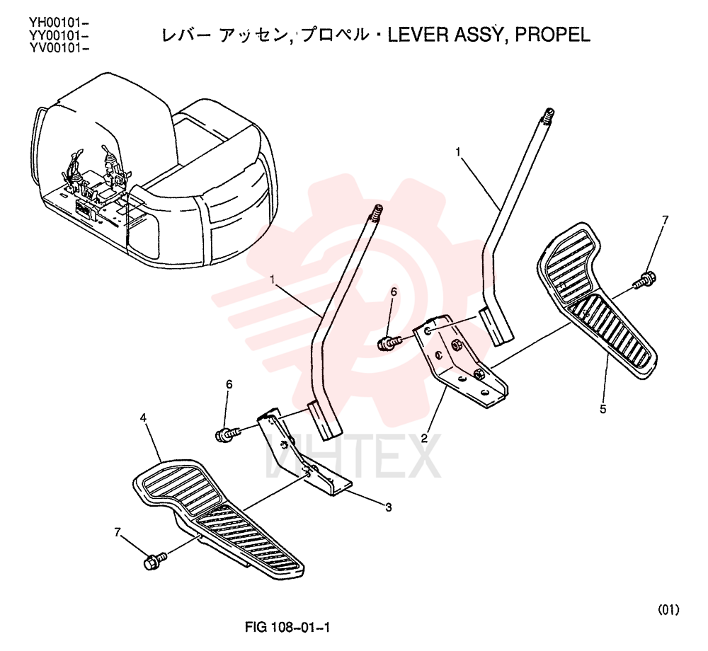 LEVER ASSY. YV50M00003F1