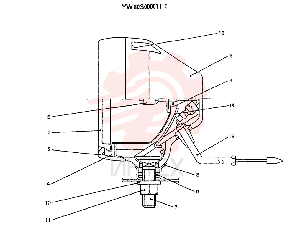LIGHT ASSY. YW80S00001F1