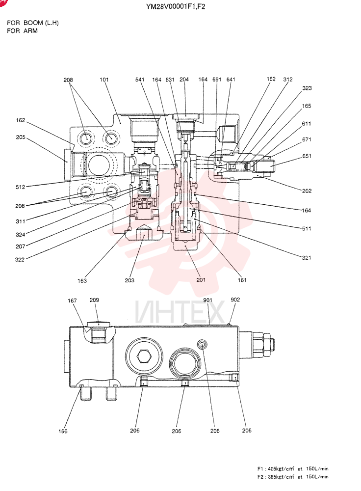 VALVE YM28V00001F1