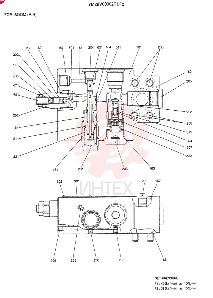 VALVE YM28V00002F1