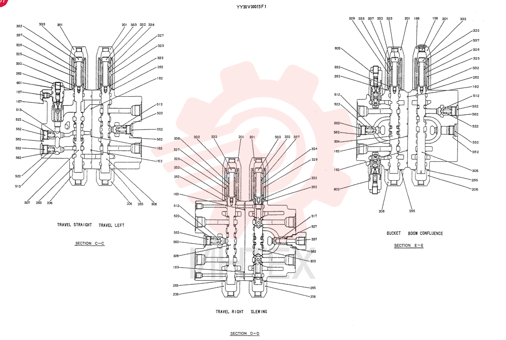 VALVE ASSY,CONTROL YY30V00015F1 (2)