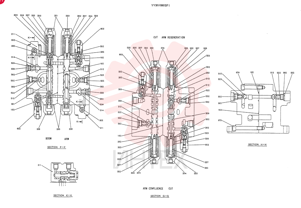 VALVE ASSY,CONTROL YY30V00015F1 (3)