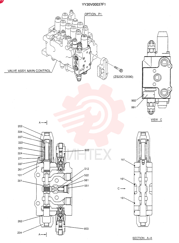 CONTROL VALVE YY30V00037F1 (1)