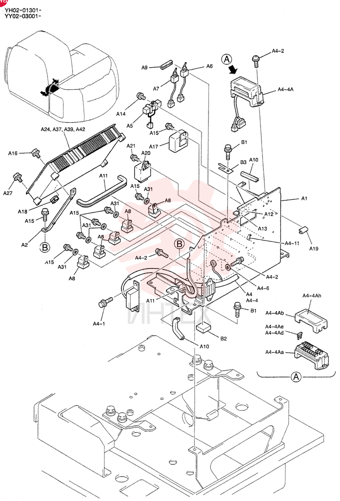 CONTROLLER ASSY, Serial Range: YH02-01301-YH02-01402 YY22E00024F4 (4)