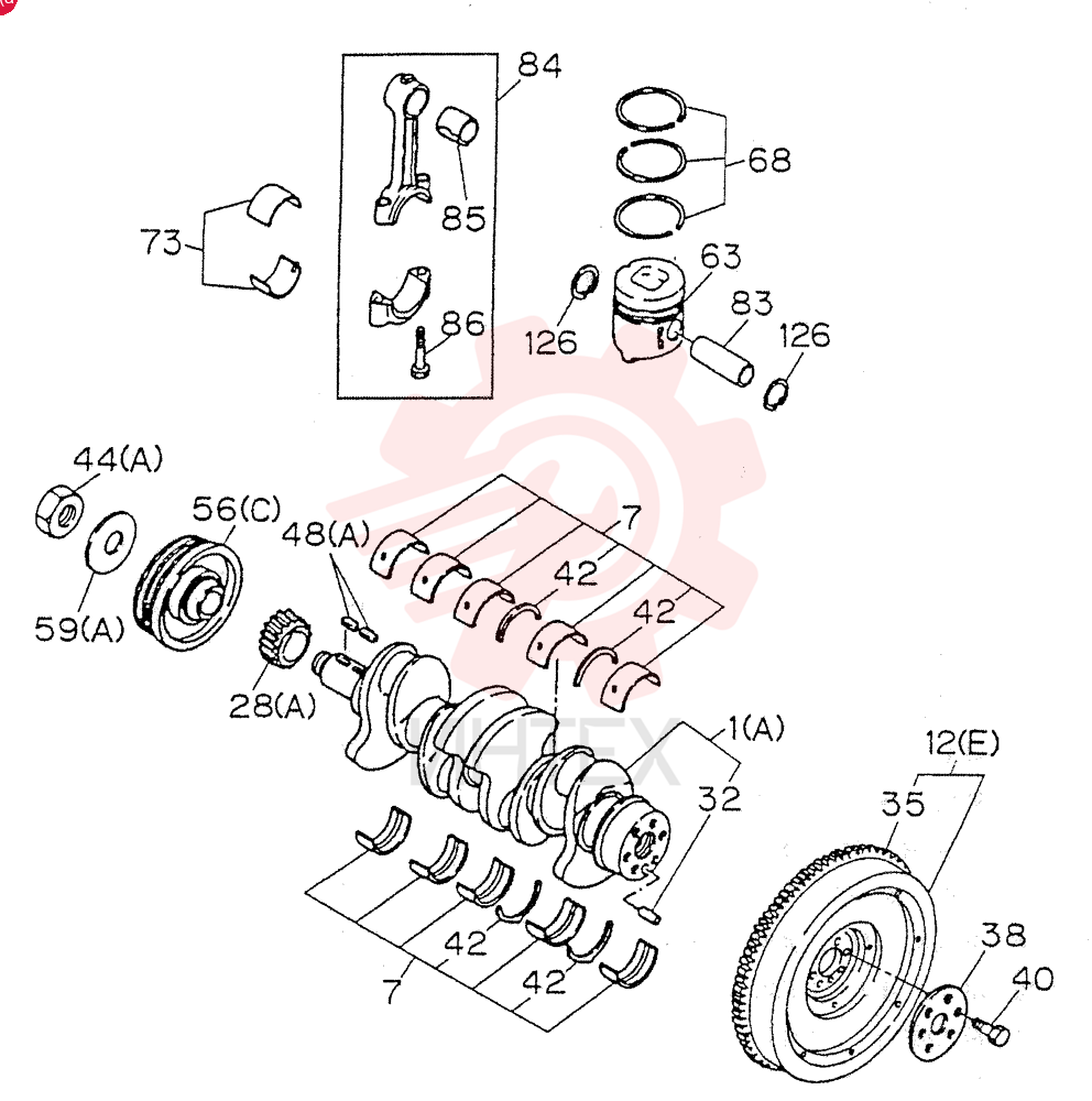 CRANKSHAFT VI8943398950