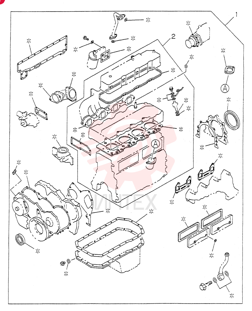 GASKET KIT VI5878127011