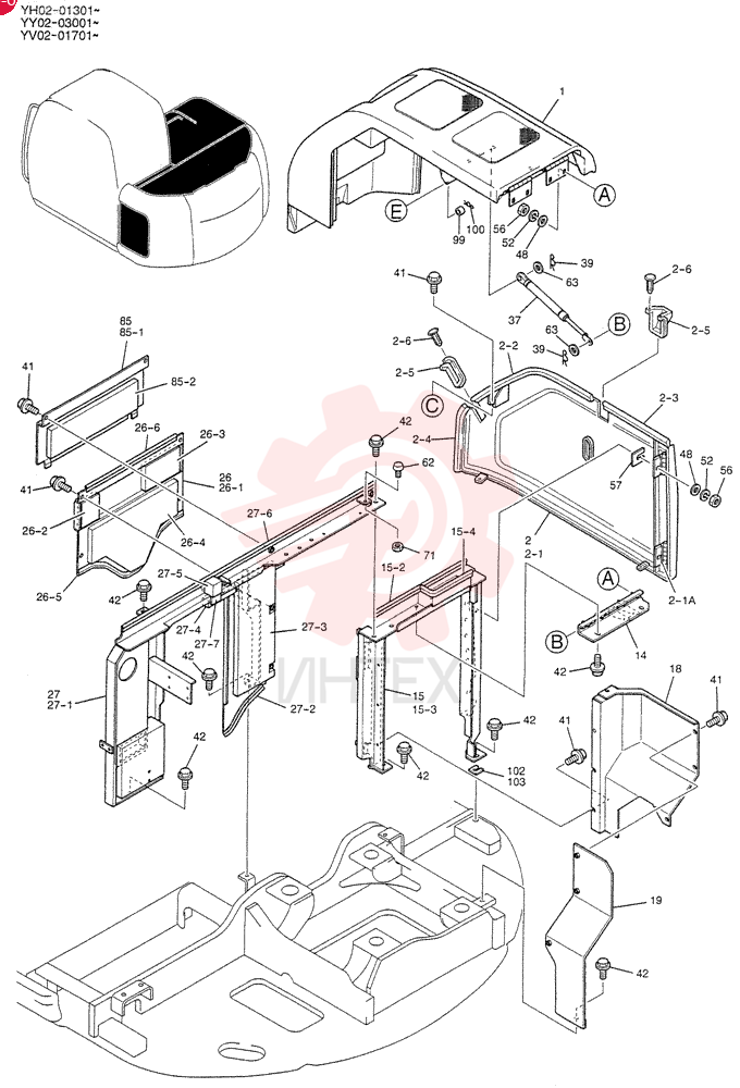 GUARD ASSY. YY21C00010F1 (4)