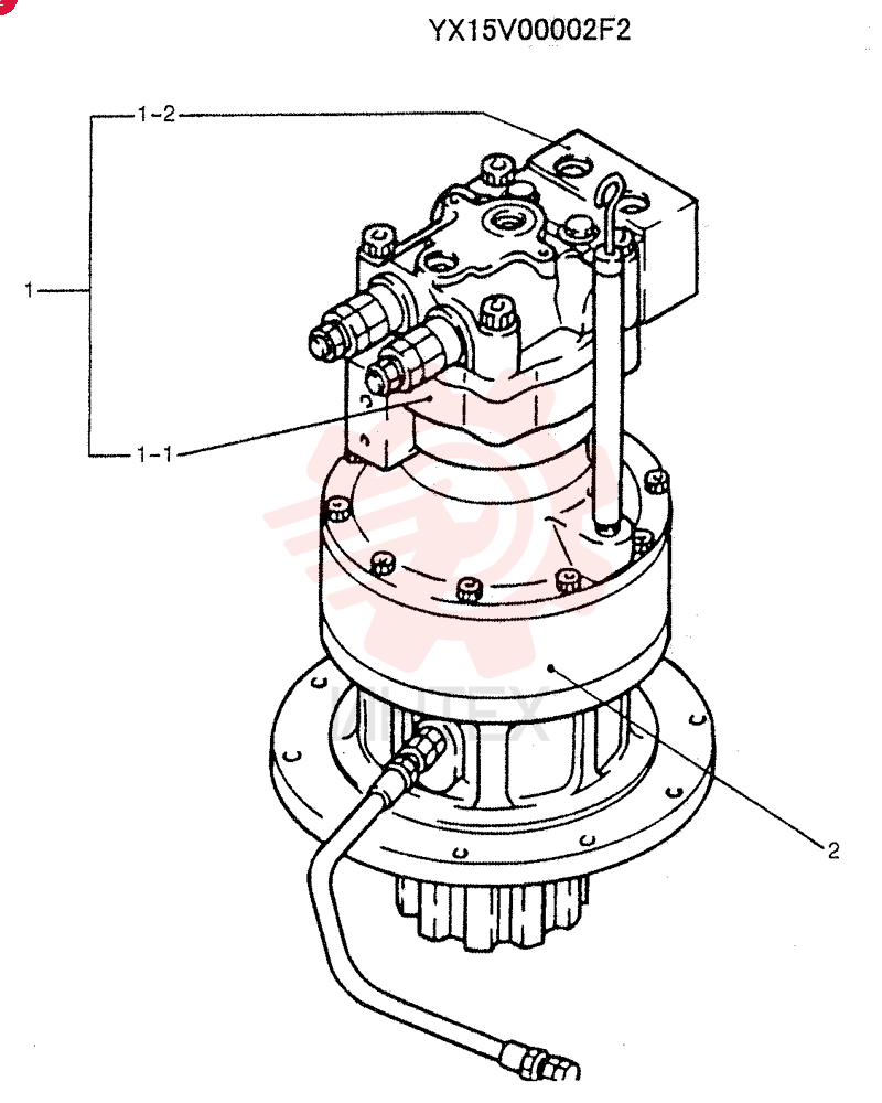 HYDRAULIC MOTOR YX15V00002F2