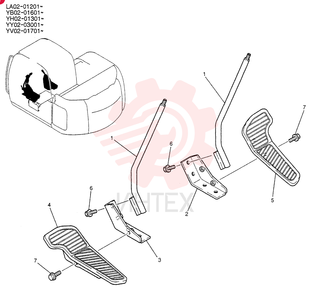 LEVER ASSY. YV50M00003F1
