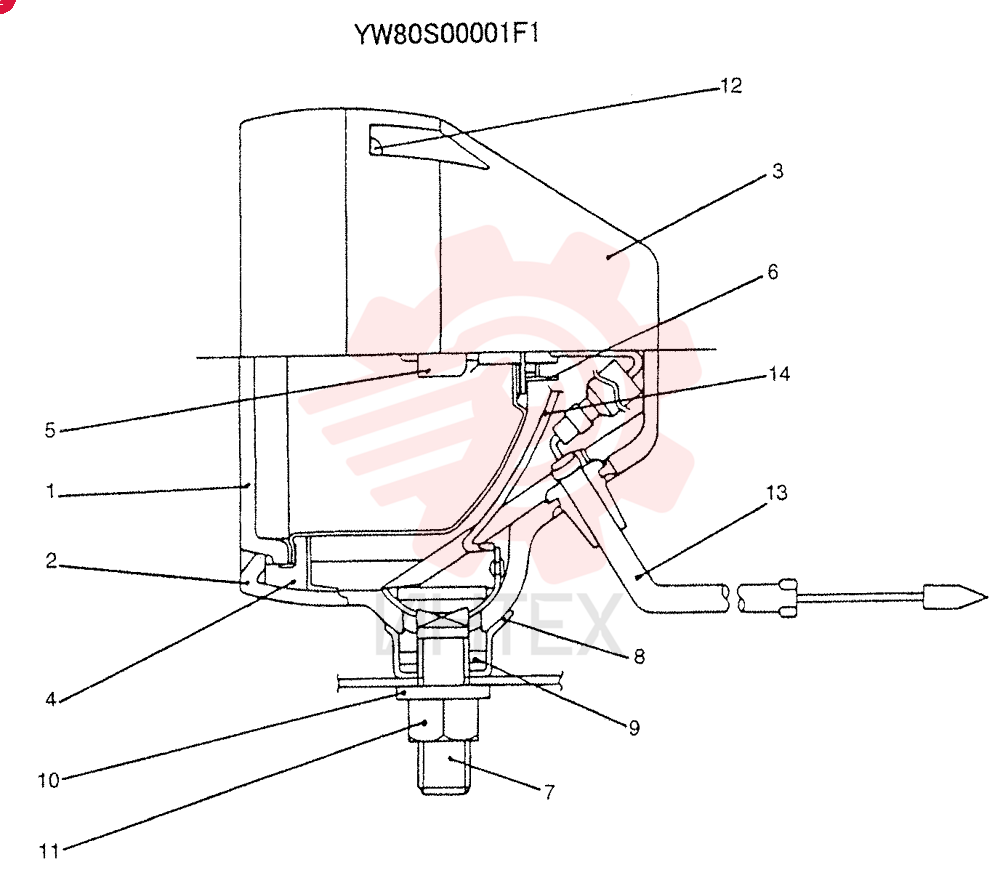 LIGHT ASSY. YW80S00001F1