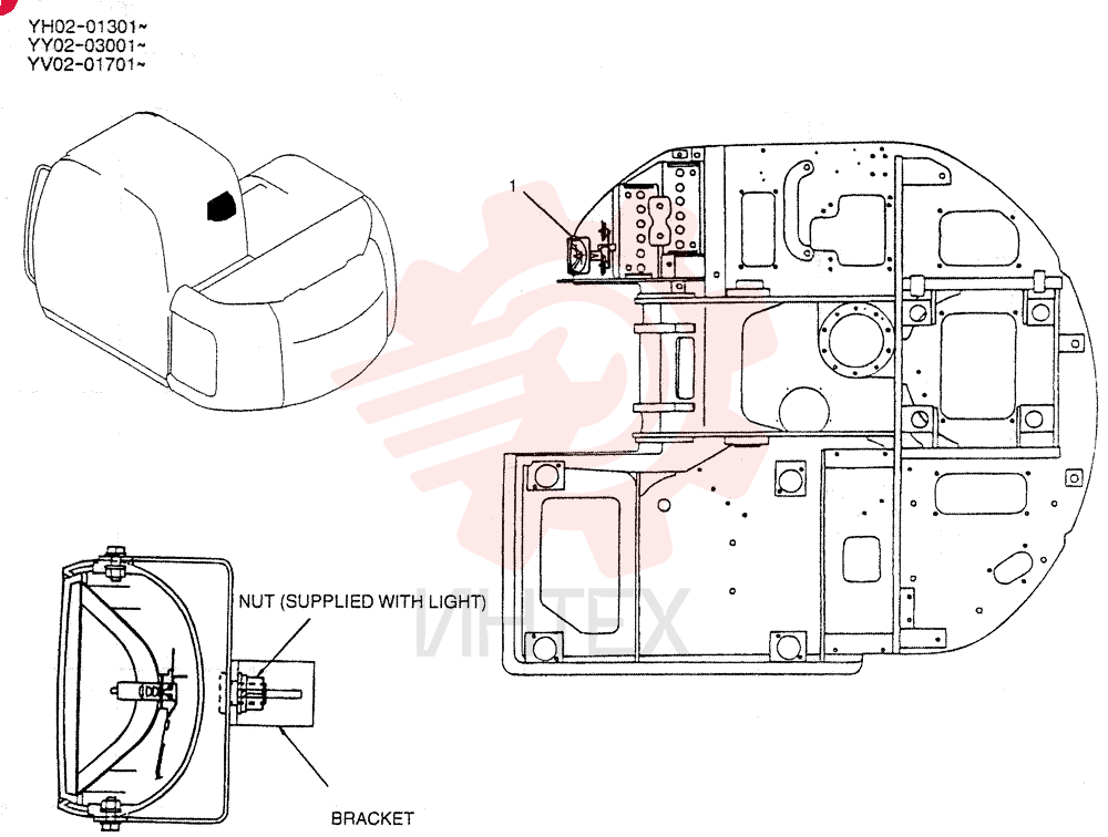 LIGHT ASSY. YX80E00002F1