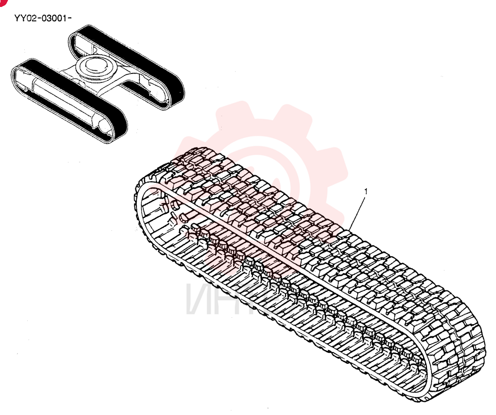 RUBBER YX61D00001P1