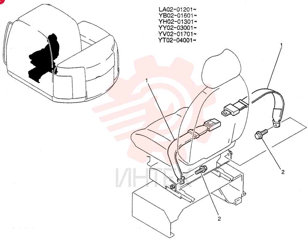 SAFETY BELT YT25M00022F1