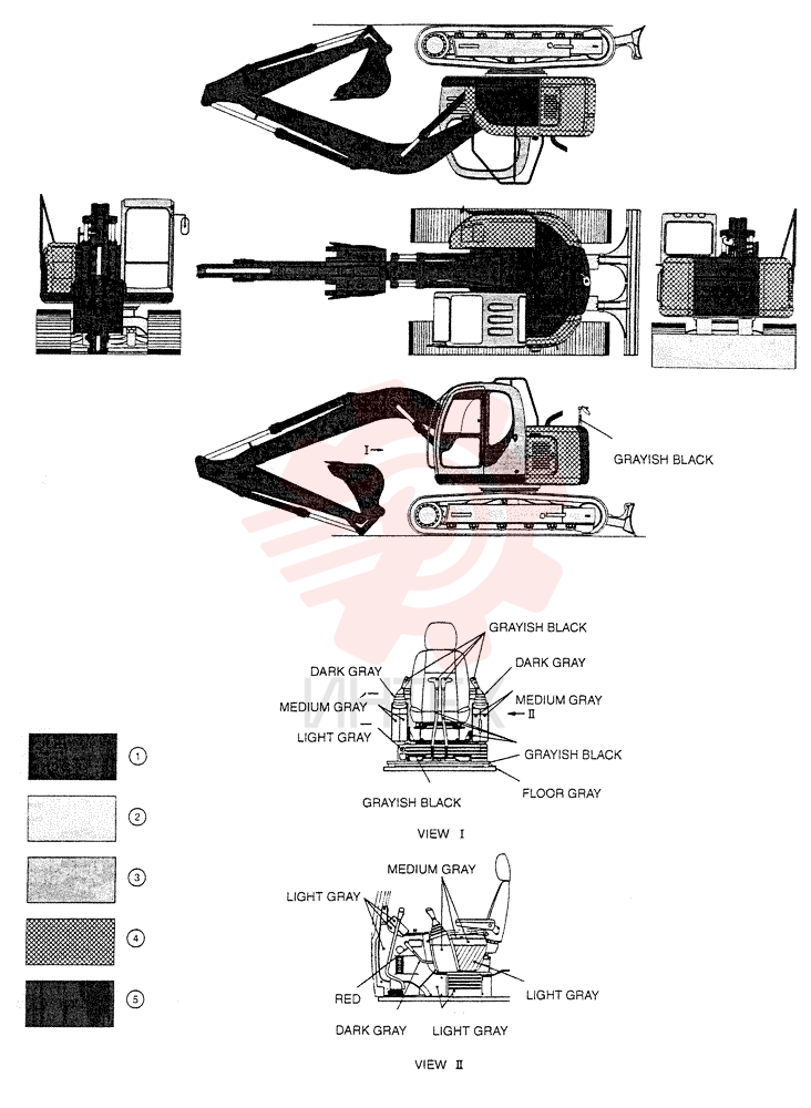 Схема (SK115SRDZ) - SHORT RADIUS EXCAVATOR/DOZER ASN YY02-03001 (1/99-12/06)