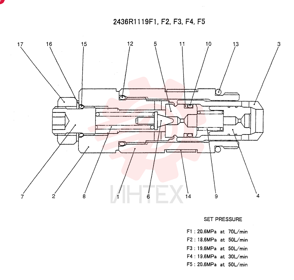 VALVE 2436R1119F1