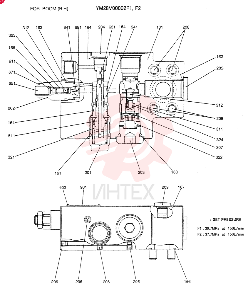 VALVE YM28V00002F1